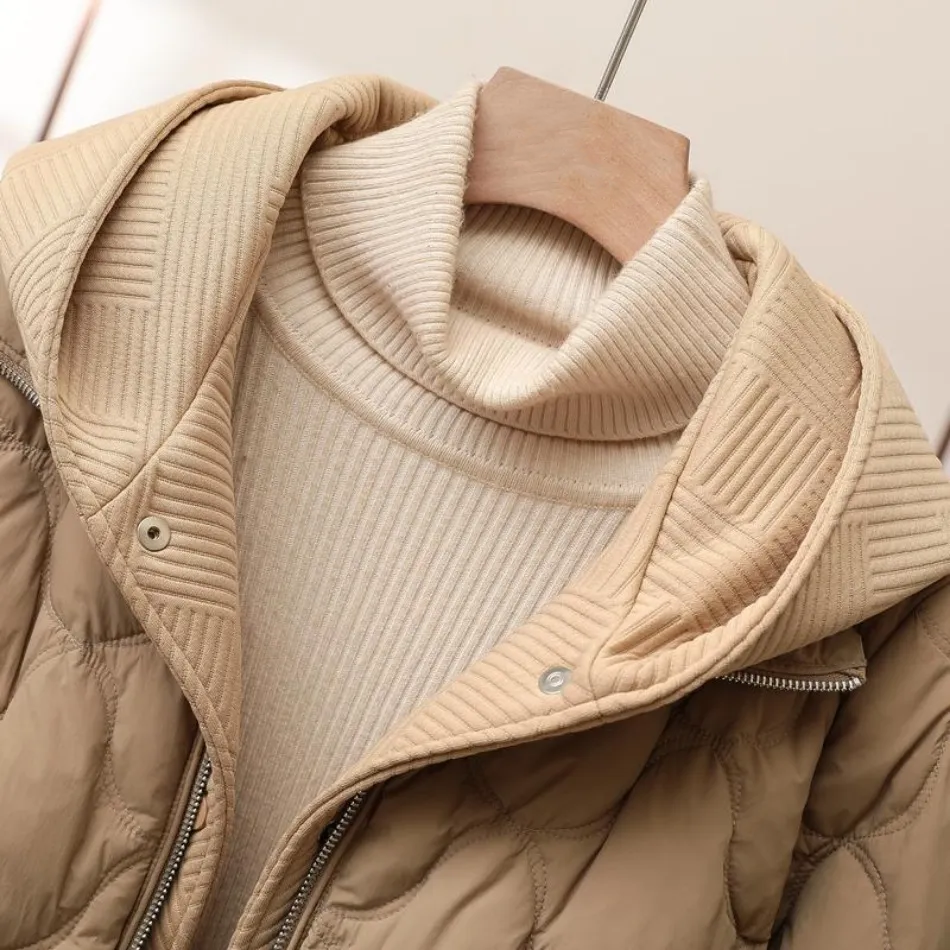 Elarova |  Gesteppte Jacke mit Muster für Damen