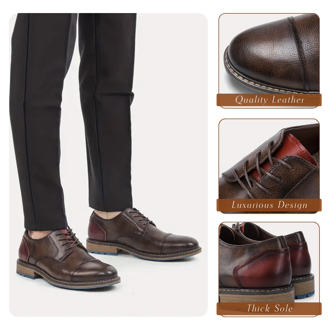 Große Größen Herren Schnürschuhe Elegant