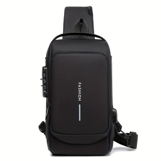 Guardio™ – Stilvolle Brusttasche mit Anti Diebstahl Schloss