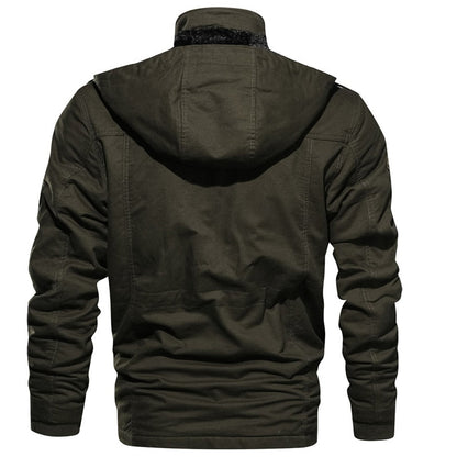 Herren Winterjacke Bequem Warm Isoliert