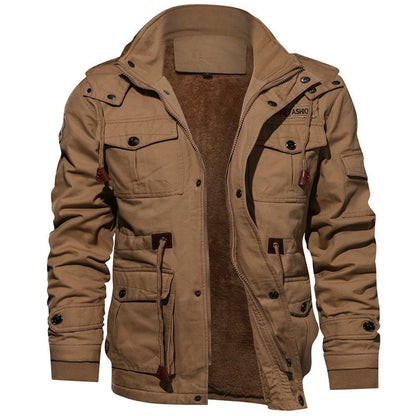 Herren Winterjacke Bequem Warm Isoliert