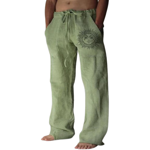Leichte Leinenhose Sommer Herren Bequem - Elarova