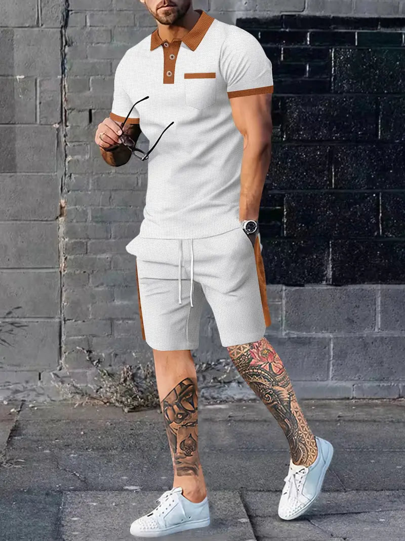 Hagen Sommer-Set: Luxuriöses Shorts und Poloshirt