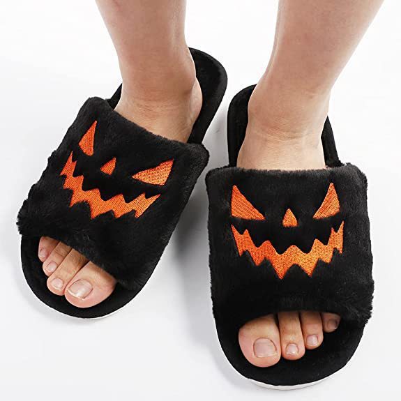 Halloween-taugliche, bequeme und orthopädische Hausschuhe für Damen und Herren