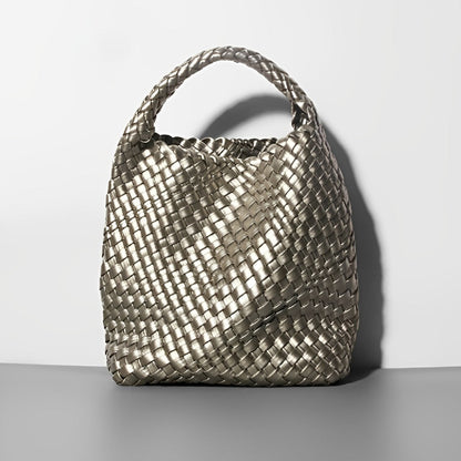 Handgefertigte Dianne Ledereimertasche aus weichem Leder