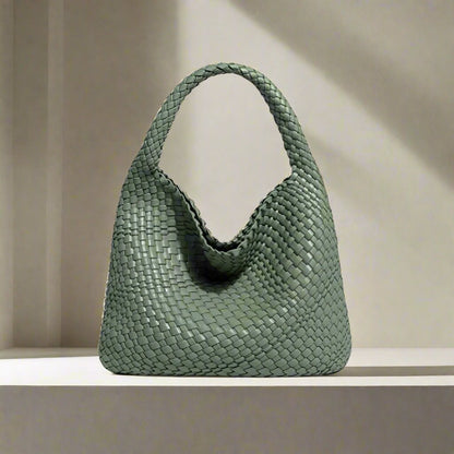 Handgefertigte Dianne Ledereimertasche aus weichem Leder