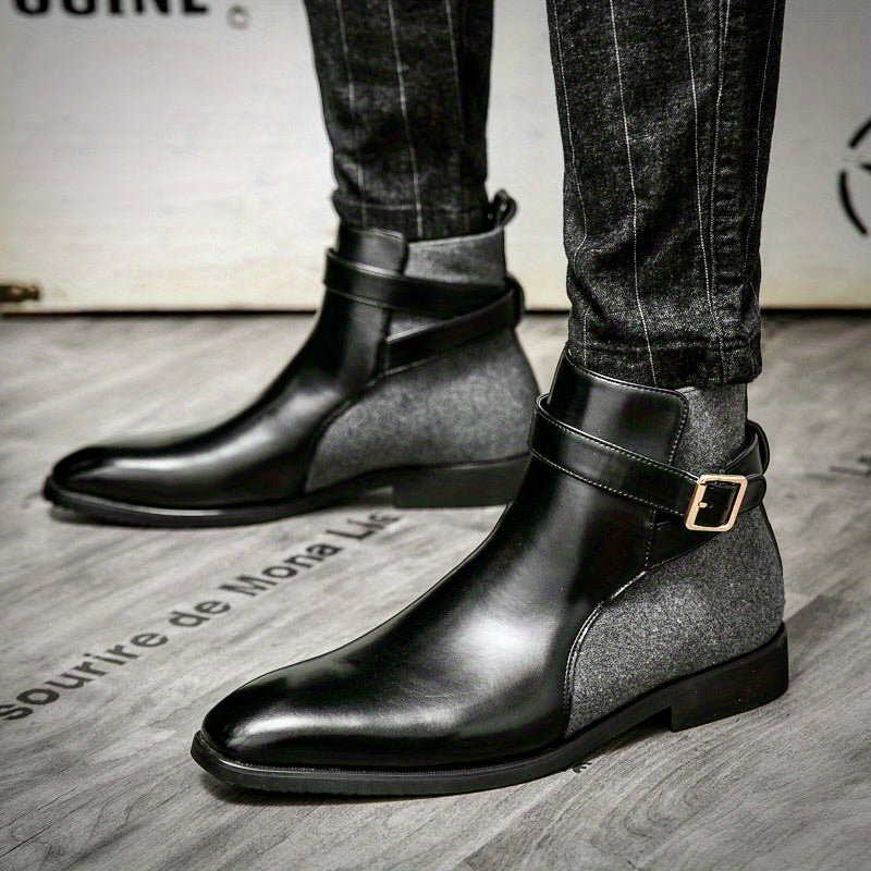 Handgefertigte Herren Leder Stiefel
