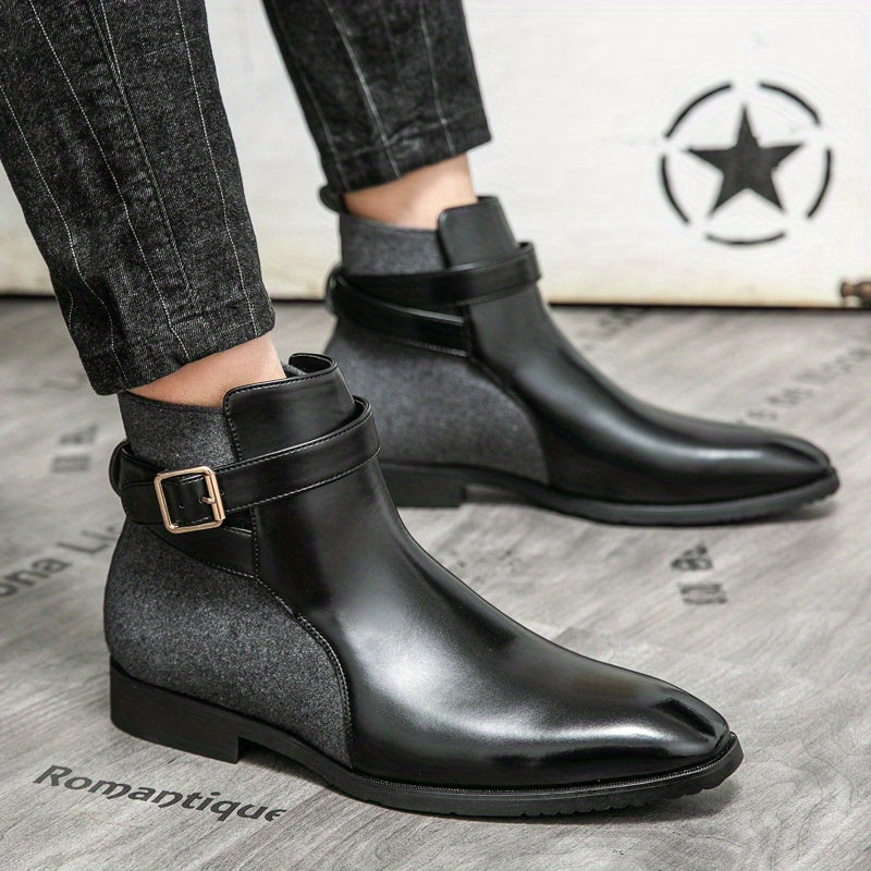Handgefertigte Herren Leder Stiefel