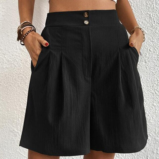 Hannah Shorts mit Doppelknopfleiste
