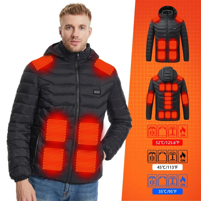 HeatGuard™ Beheizbare Jacke – Maximaler Komfort bei Eiseskälte!