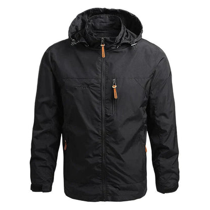 Stilvolle und bequeme wasserdichte Winterjacke mit Kapuze für Männer