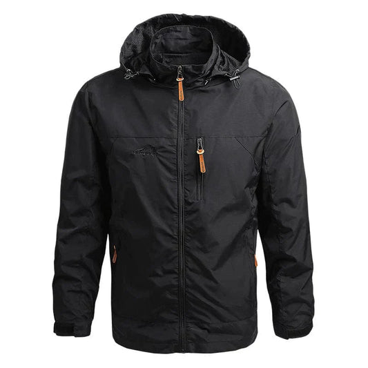Stilvolle und bequeme wasserdichte Winterjacke mit Kapuze für Männer