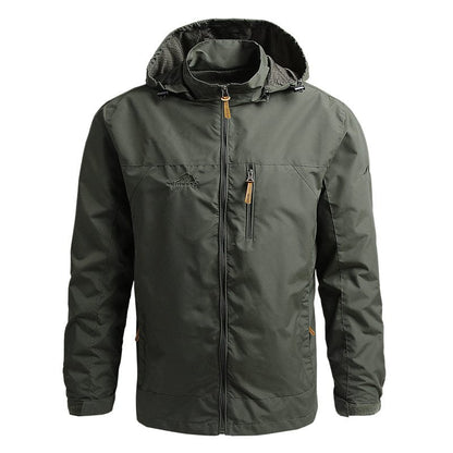 Stilvolle und bequeme wasserdichte Winterjacke mit Kapuze für Männer