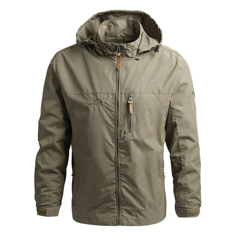 Stilvolle und bequeme wasserdichte Winterjacke mit Kapuze für Männer
