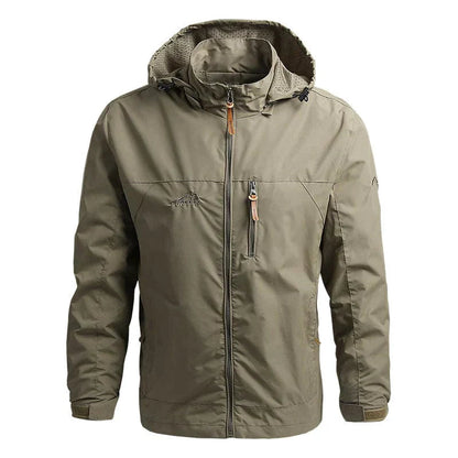 Stilvolle und bequeme wasserdichte Winterjacke mit Kapuze für Männer