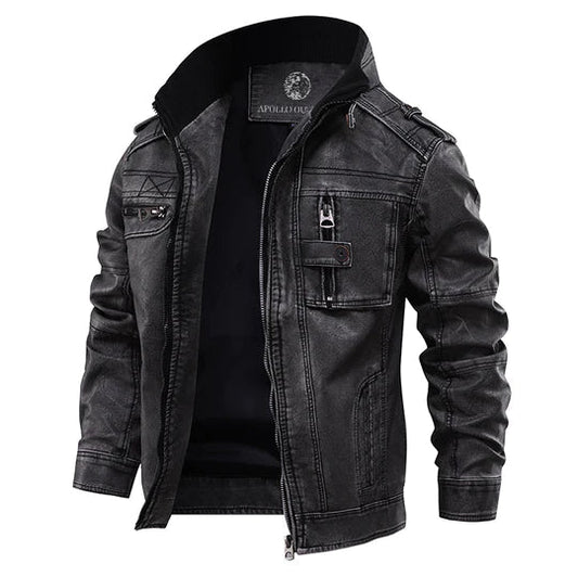 Klassische Schwarze Jacke für Herren
