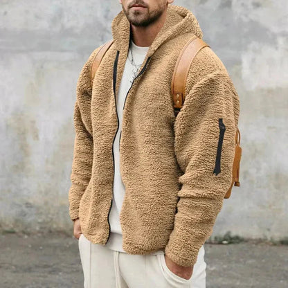 Elarova | Herren Kapuzen-Fleecejacke