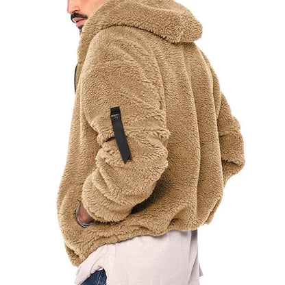 Elarova | Herren Kapuzen-Fleecejacke