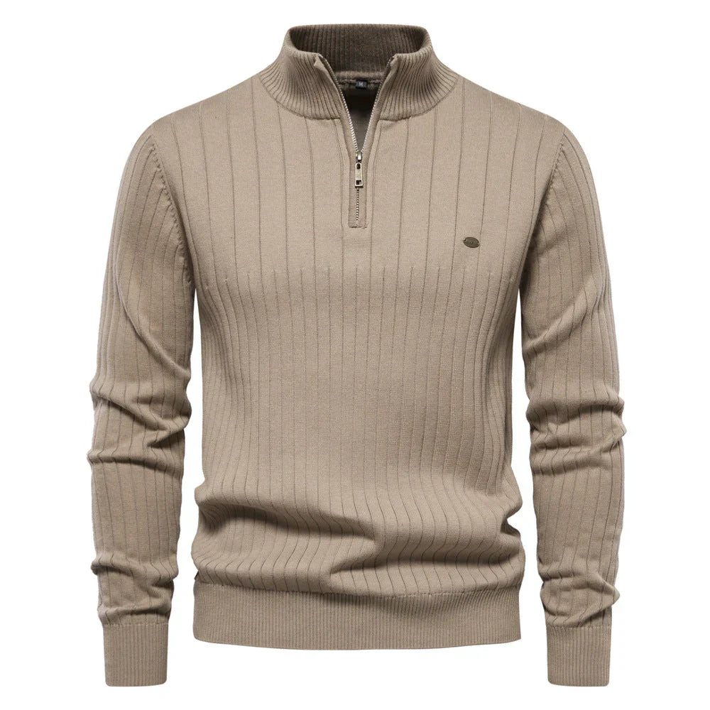 Herbst-Pullover mit Reißverschluss für Herren von Aiopeson