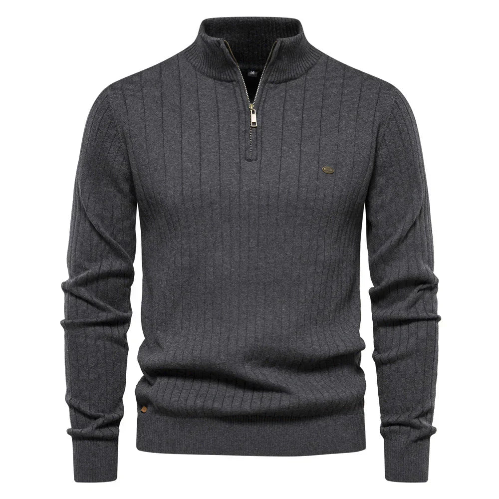 Herbst-Pullover mit Reißverschluss für Herren von Aiopeson