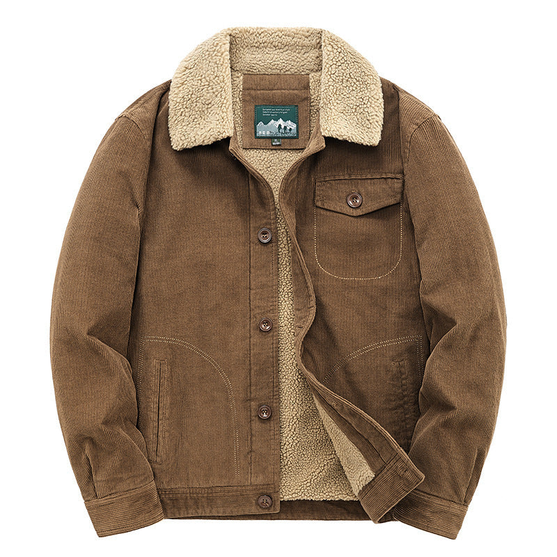 Elarova |  Herren-Cordjacke im Retro-Stil von Winston