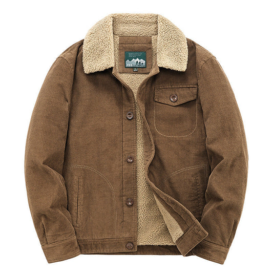 Elarova |  Herren-Cordjacke im Retro-Stil von Winston