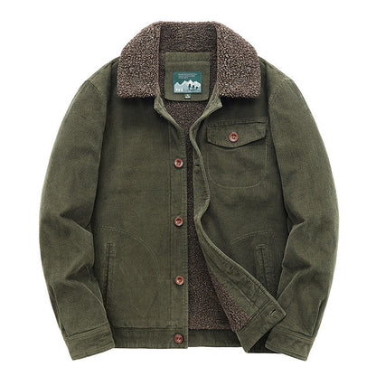 Elarova |  Herren-Cordjacke im Retro-Stil von Winston