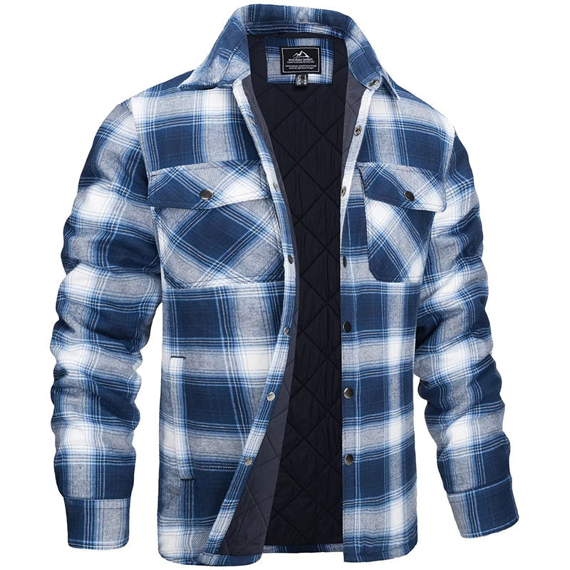 Herren-Holzfällerjacke im Karo-Design von Dolf