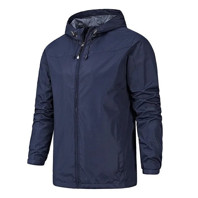 Herren Kapuzenjacke mit Windschutz - Jef