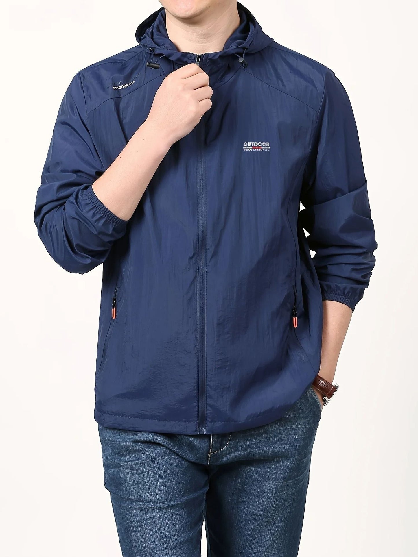 Herren-Kapuzenpullover mit Reißverschluss - Modell Albert