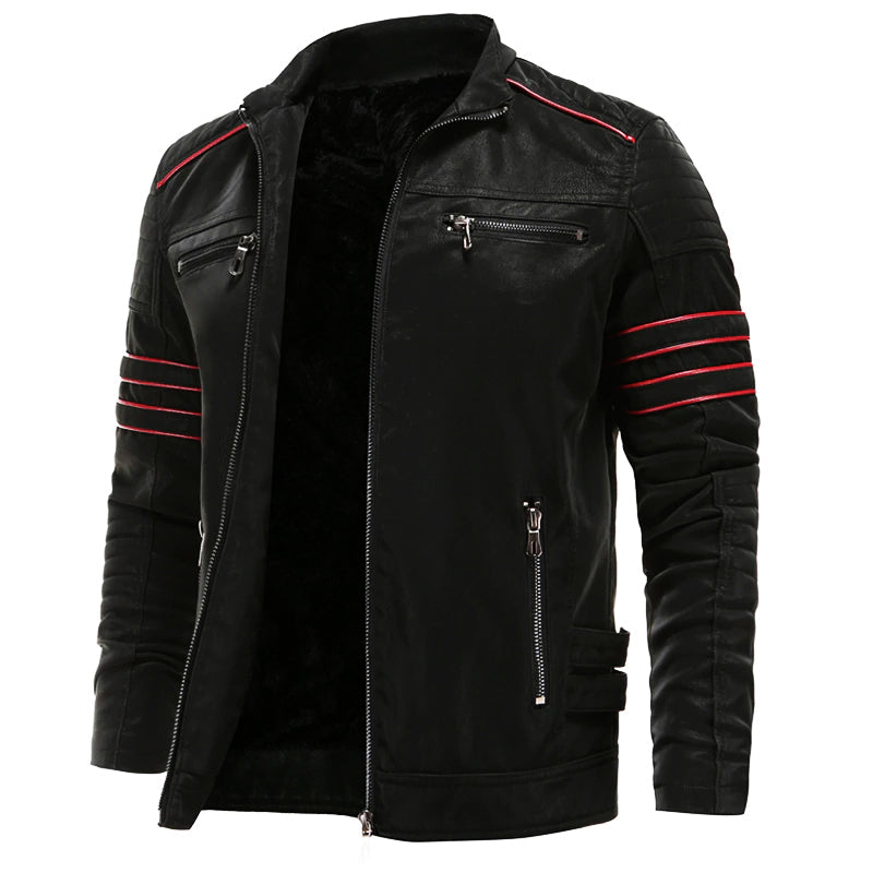Herren Lederjacke Ludvic von Wolverine