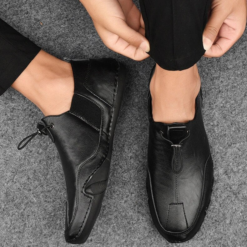 Herren-Loafer aus echtem Leder - Orthopädisch - Modell Harmen