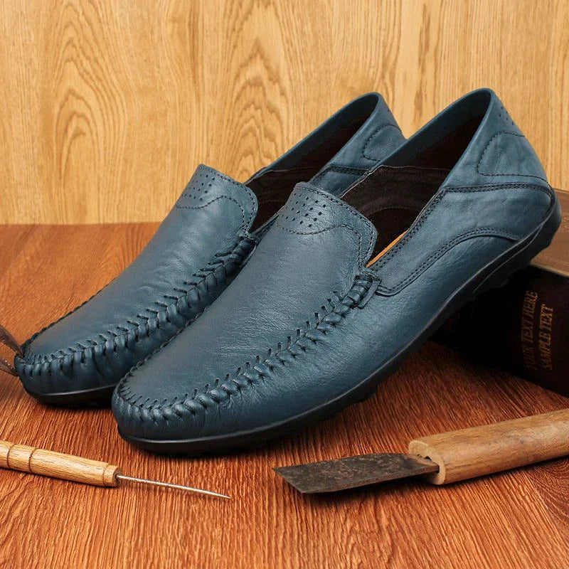 Herren Loafer aus echtem italienischem Leder