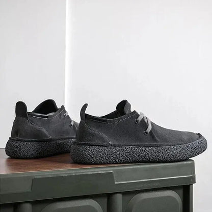 Herren Nubuk-Lederschuhe mit weicher Sohle - Komfortabel & Elegant