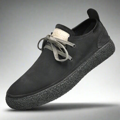 Herren Nubuk-Lederschuhe mit weicher Sohle - Komfortabel & Elegant