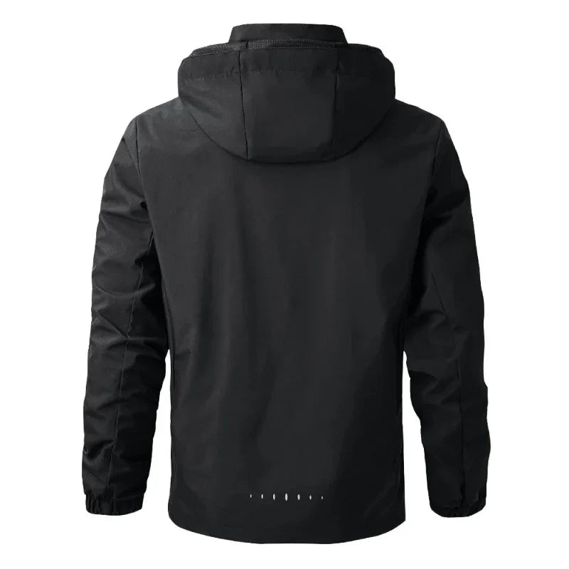 Herren Outdoor Hardshell Regenjacke Wasserdicht Atmungsaktiv