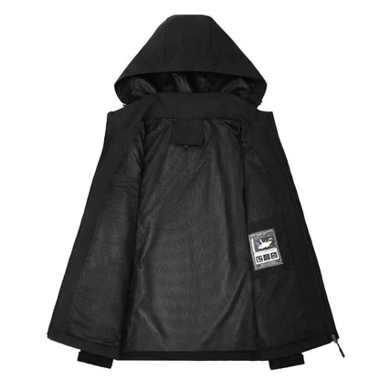 Herren Outdoor Hardshell Regenjacke Wasserdicht Atmungsaktiv