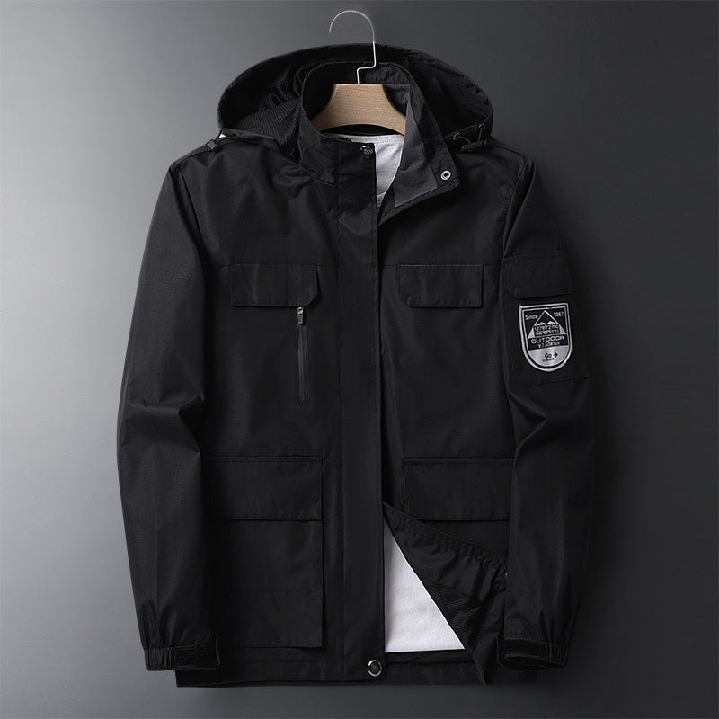Herren Outdoor Regenjacke