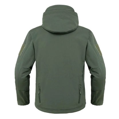 Herren Outdoor Wanderjacke mit Fleece-Futter Wasserdicht