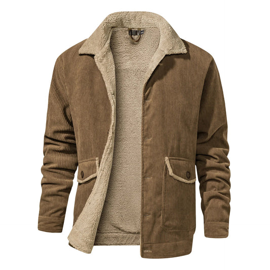 Elarova |  Herren-Sherpa-Fleece-Jacke