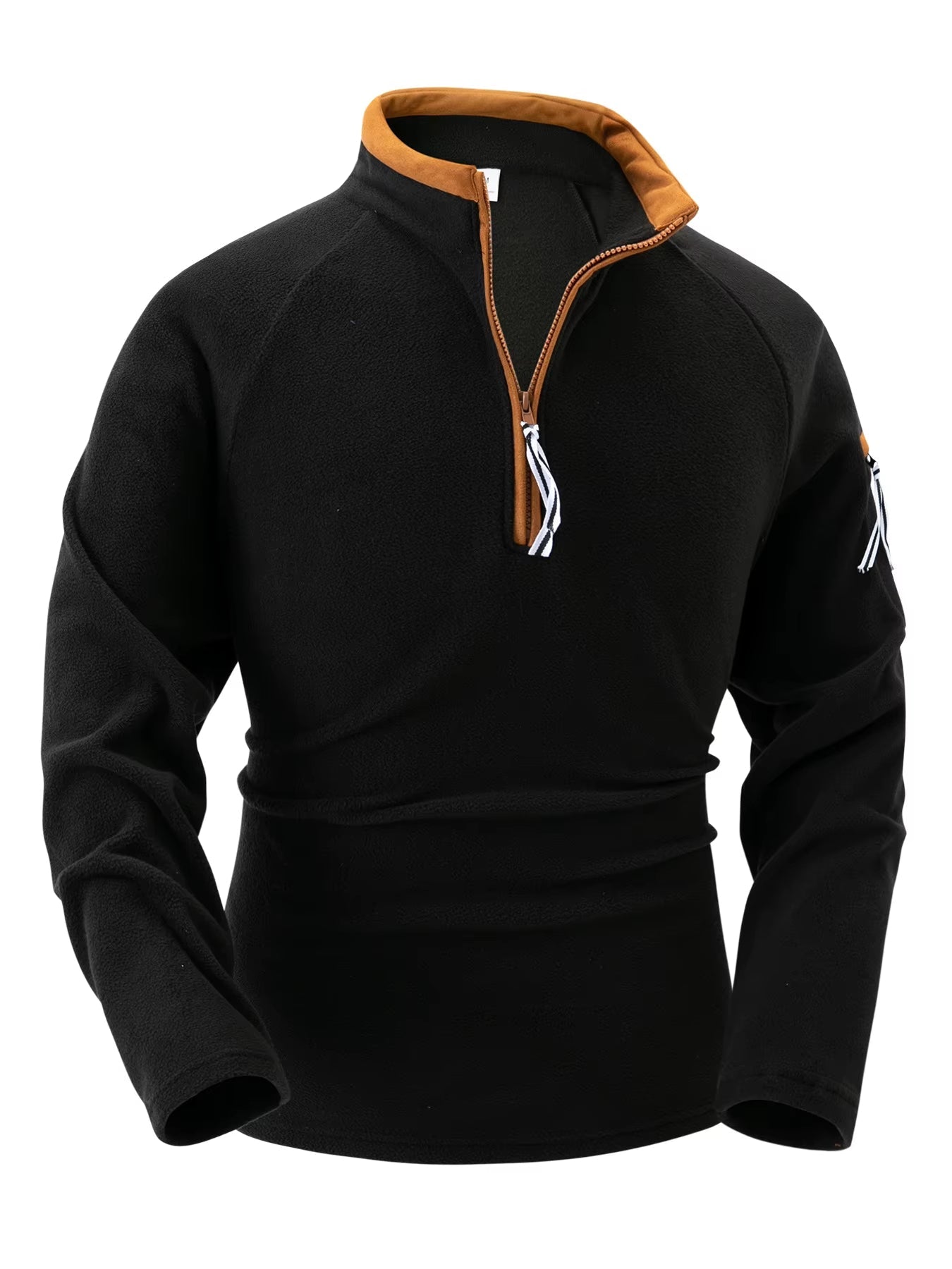 Herren Stehkragen Pullover mit Reißverschluss - Wärmend & Elegant