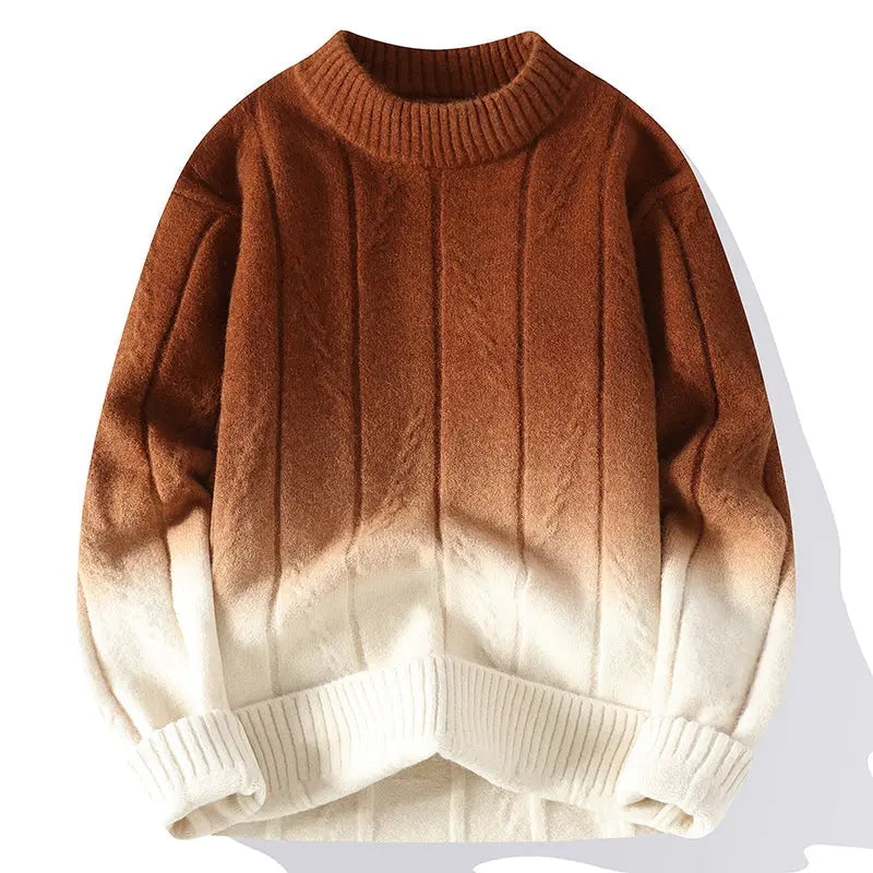 Herren Strickpullover in Farbverlauf