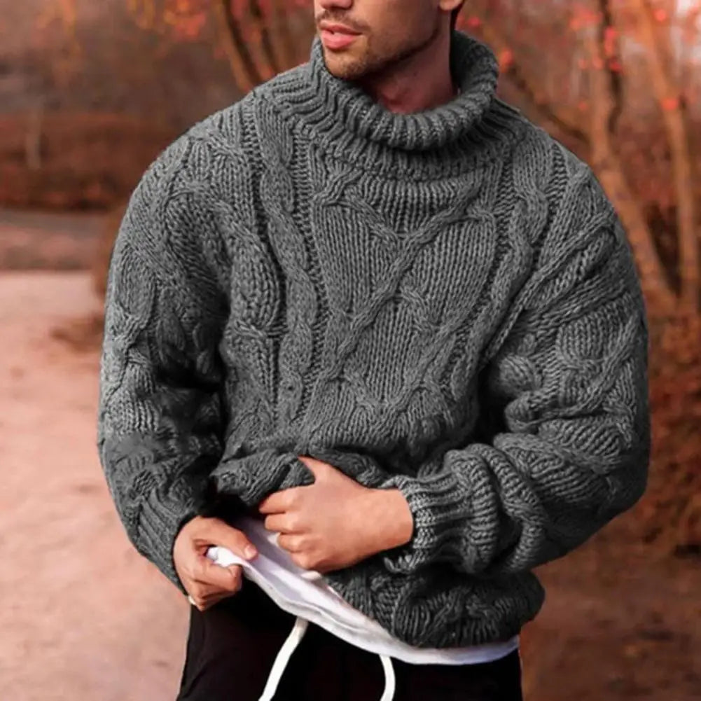 Herren-Strickpullover mit Zopfmuster - Jenson