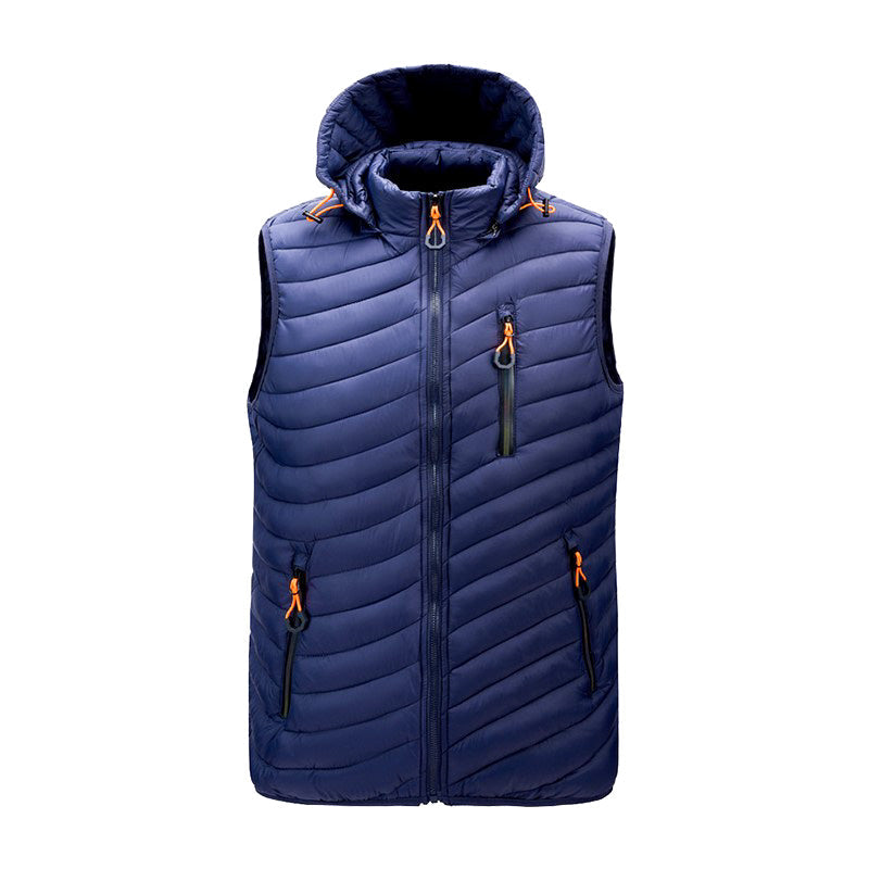 Herren Winter-Daunenweste Thermoisoliert