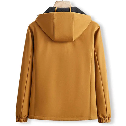 Herren Winter Kapuzen Übergangsjacke Elegant