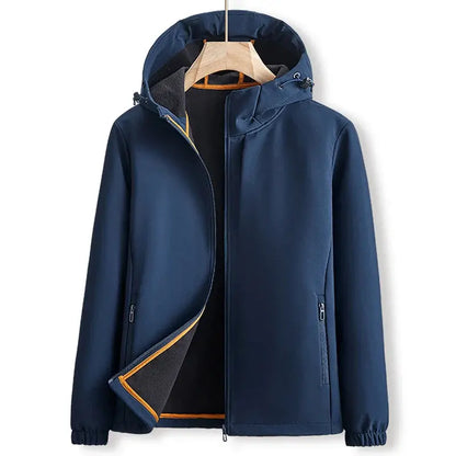 Herren Winter Kapuzen Übergangsjacke Elegant