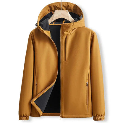 Herren Winter Kapuzen Übergangsjacke Elegant