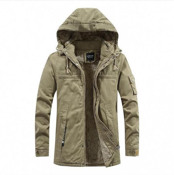 Herren Winterjacke mit Kapuze - Mario