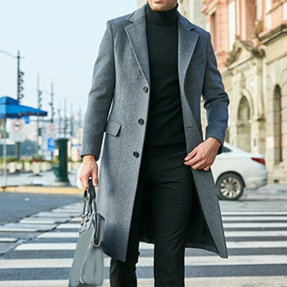 Herren-Wollmantel Ilmar – elegant