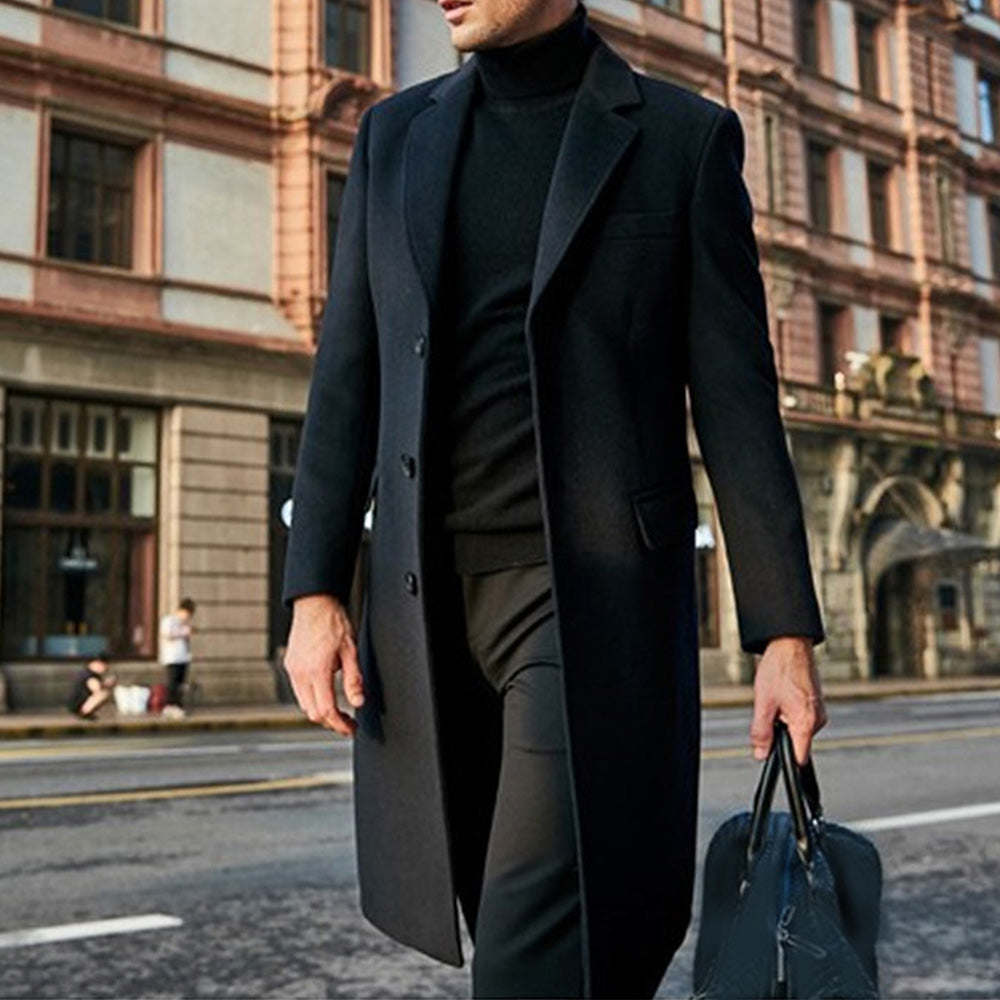 Herren-Wollmantel Ilmar – elegant